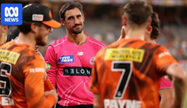 Mitchell Starc shoulder injury concerns Sydney Sixers after BBL qualifier loss to Perth Scorchers