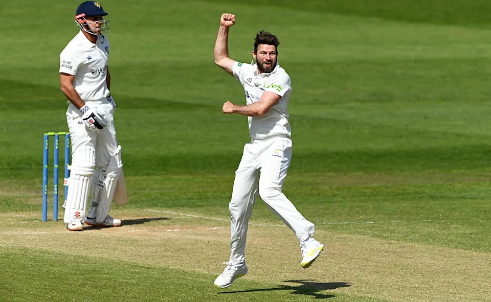 Michael Neser in action for Glamorgan in County cricket.