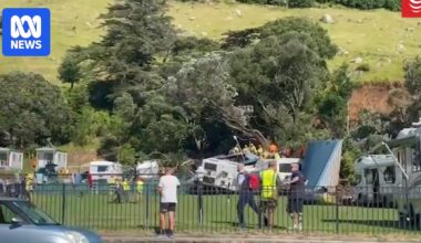Young girl among missing campers at New Zealand's Mount Maunganui after landslide — as it happened