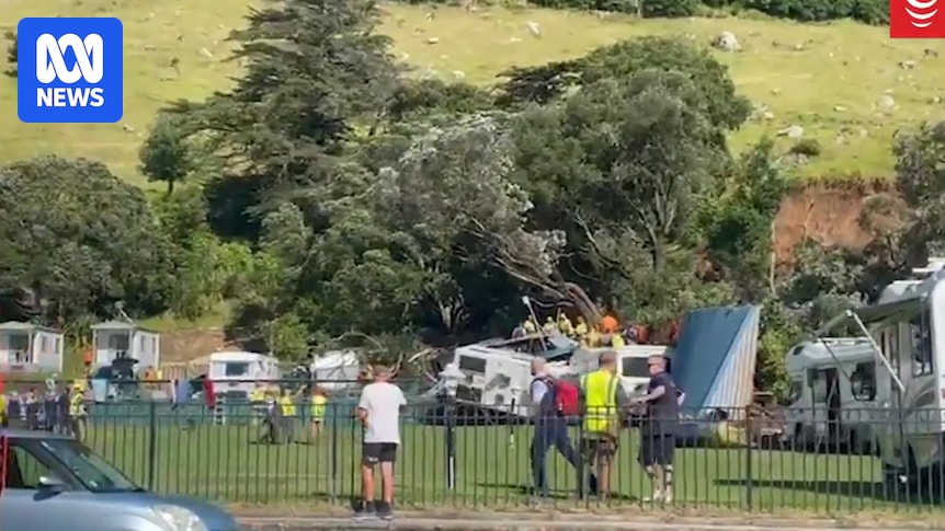 Young girl among missing campers at New Zealand's Mount Maunganui after landslide — as it happened