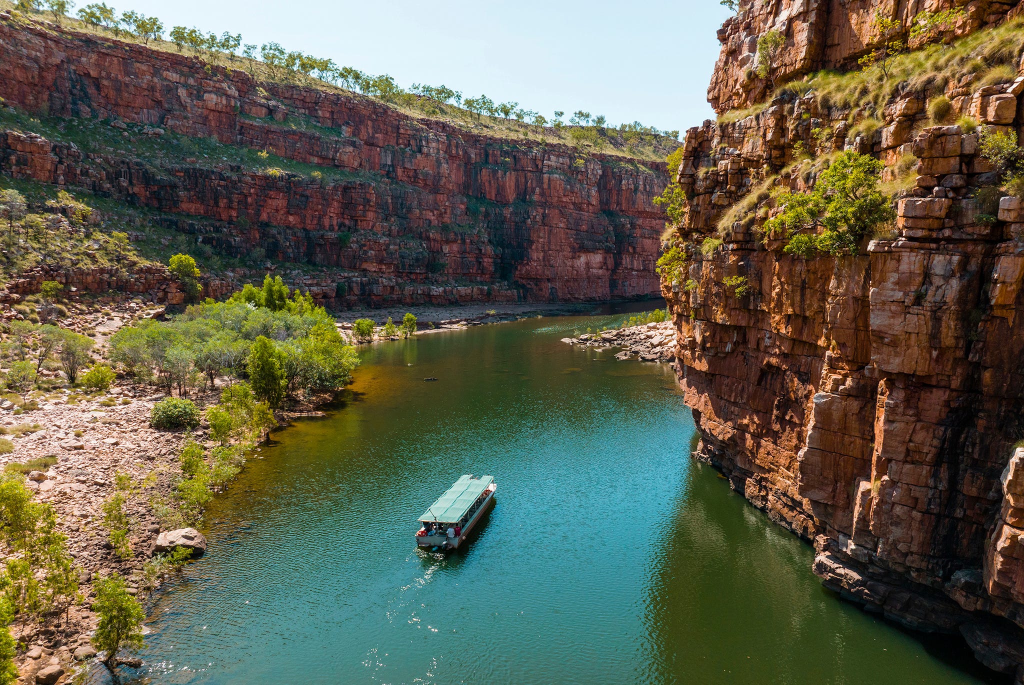 aerial view of el questro wilderness park, kununurra