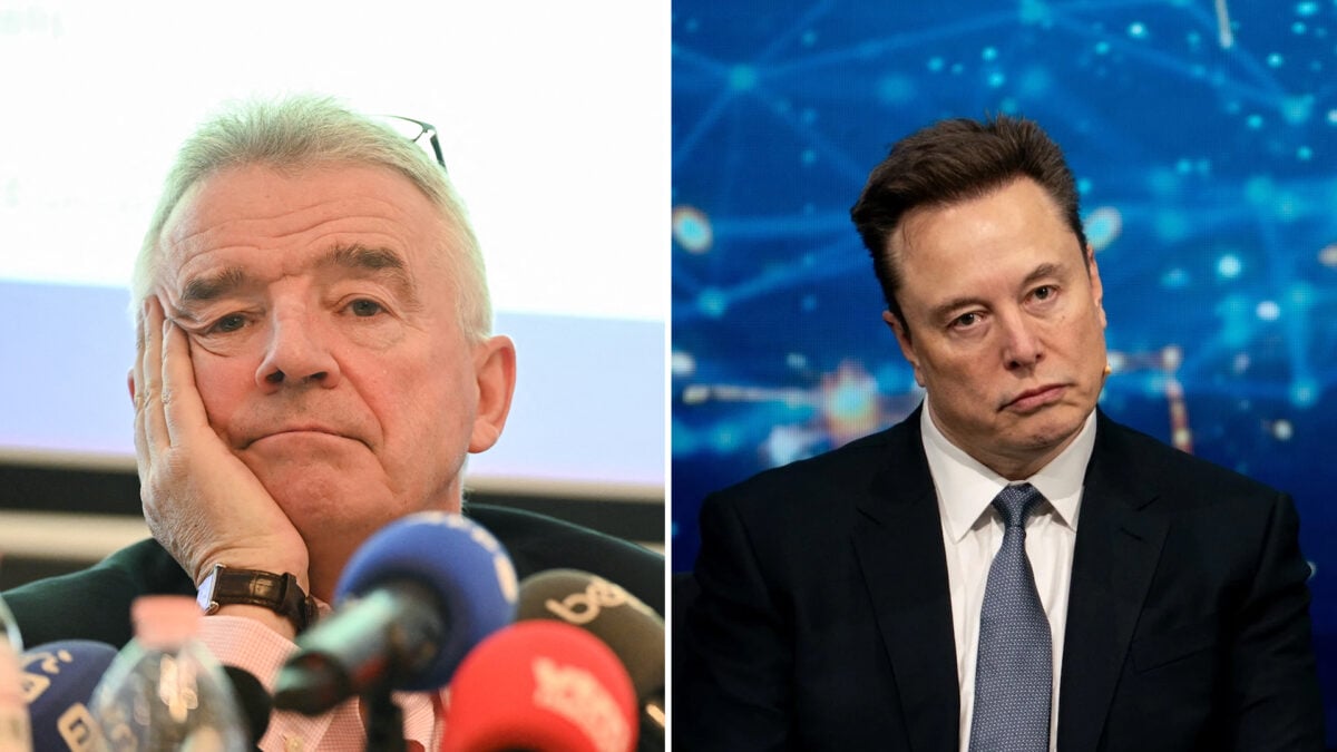 Elon Musk Is Really Mad That Ryanair's CEO Doesn't Want Starlink on His Planes