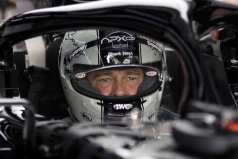 Brad Pitt in "F1: The Movie"