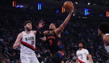 Brunson and Anunoby power Knicks to a 127-97 win over Trail Blazers