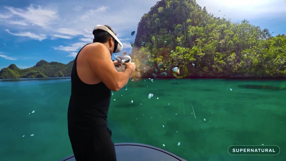 Supernatural workouts in virtual reality