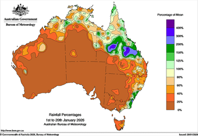 Parts of Queensland recorded significant rain from the remains of Cyclone Koji
.