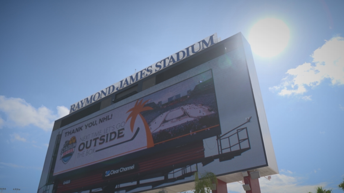 Lightning outdoor game at Raymond James Stadium could be warmest NHL game on record