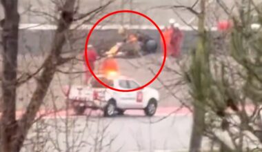 Red Bull Isack Hadjar crash, video, Circuit de Barcelona-Catalunya