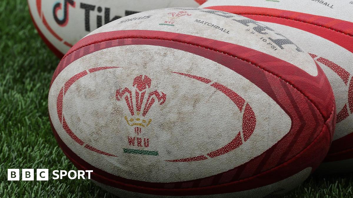 Welsh Rugby Union branded ball