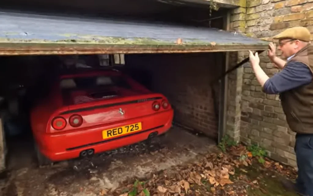 This one-owner 1998 Ferrari F355 F1 Berlinetta was rescued from a dusty old garage where it had been stashed away for more than a decade