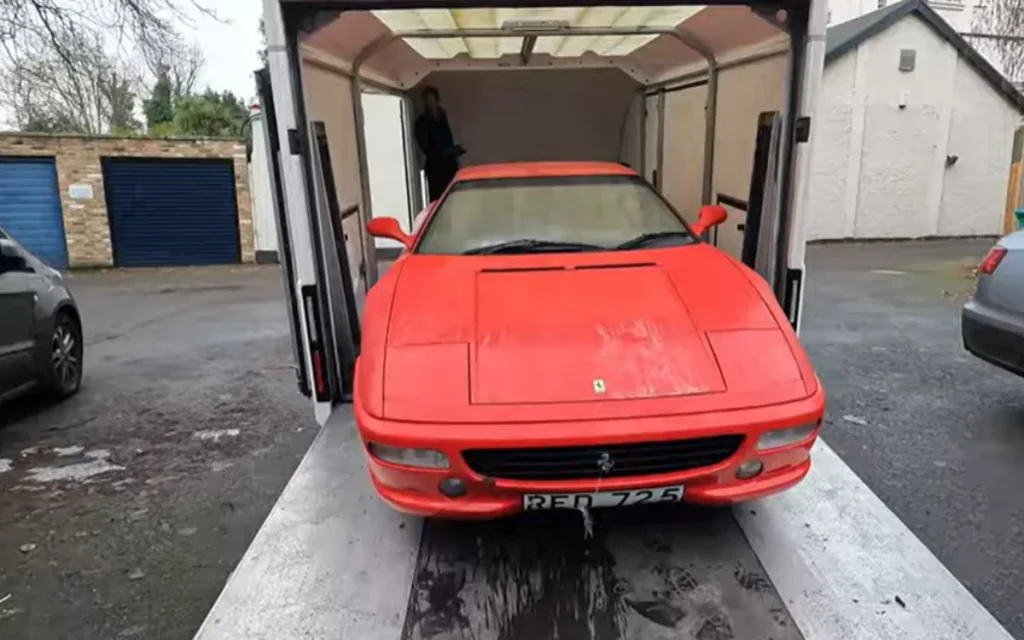 This one-owner 1998 Ferrari F355 F1 Berlinetta was rescued from a dusty old garage where it had been stashed away for more than a decade