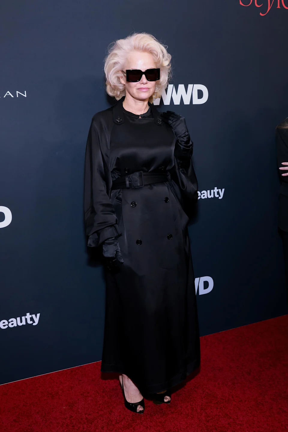 Pamela Anderson at the 2026 WWD Style Awards held at the Regent Santa Monica Beach on January 09, 2026 in Santa Monica, California.