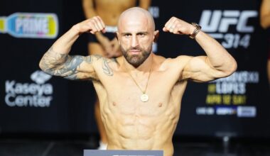 UFC 325 weigh-in video: Volkanovski vs. Lopes 2