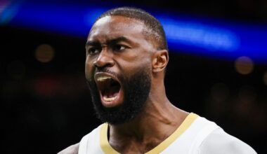 Jaylen Brown rips NBA officials over foul discrepancy in Celtics loss to Spurs