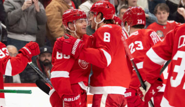 Kane sets U.S. scoring record in Red Wings shootout loss to Capitals