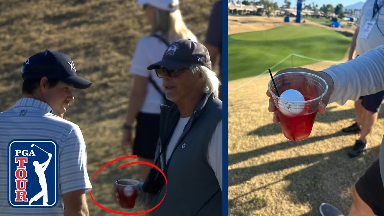 Golf Fan Keeps Drinking After Schenck’s Ball Lands In His Cup