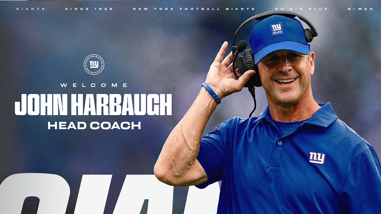 New York Giants hire John Harbaugh as head coach