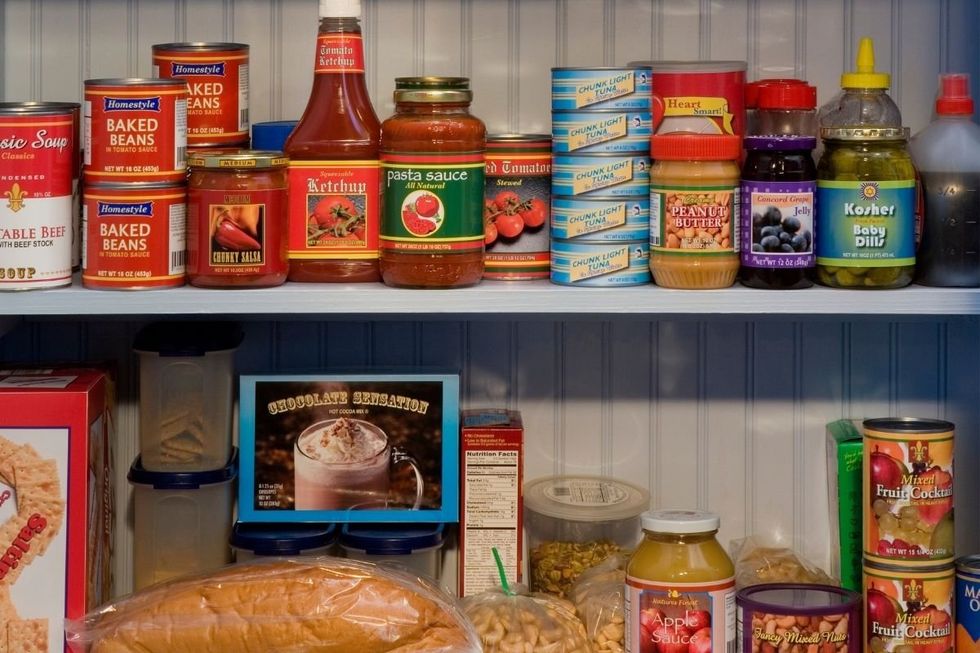 HANDFUL OF CRISPS AND PANTRY STAPLES