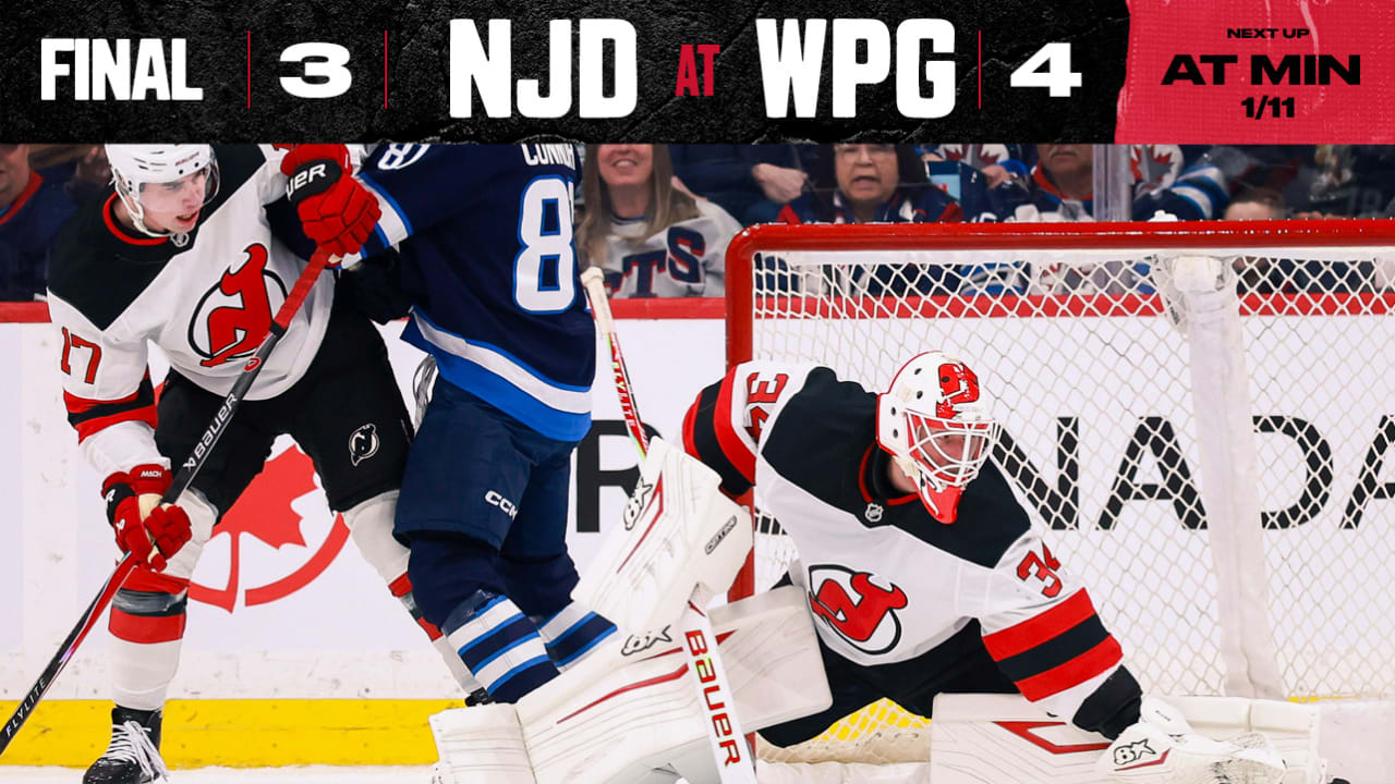 Devils Grounded in Winnipeg | GAME STORY