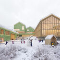 Henning Larsen Glyvra School. Image © Plomp Henning Larsen Proposes a "Learning Village" to Expand the Glyvra School in the Faroe Islands - Image 3 of 7