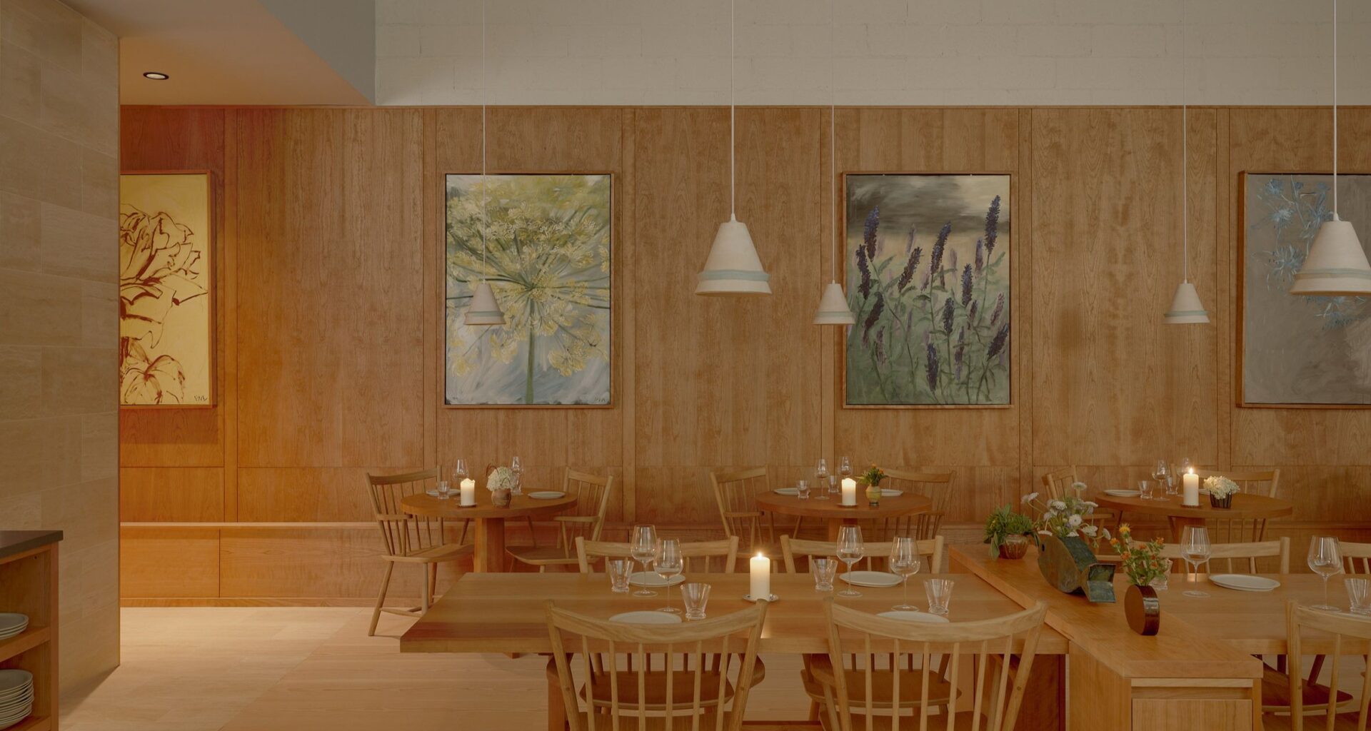 Flynn McGarry creates "relaxed and warm" dining interior at Cove