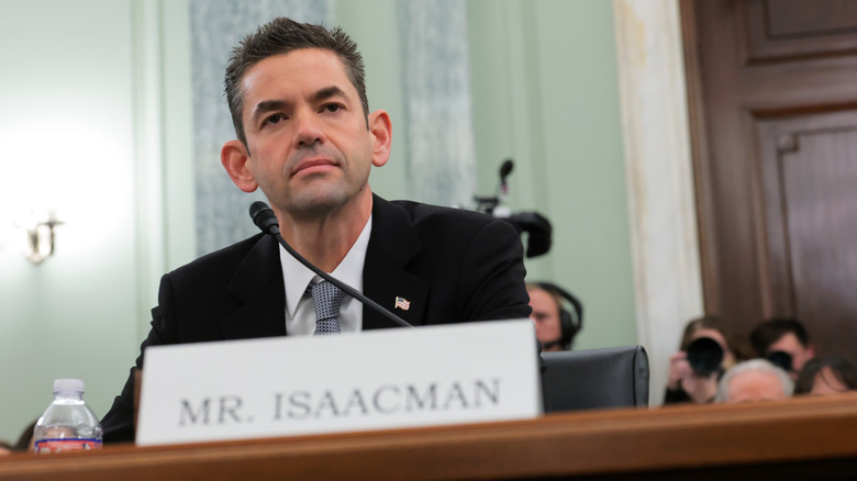 NASA Administrator Jared Isaacman at his confirmation hearing