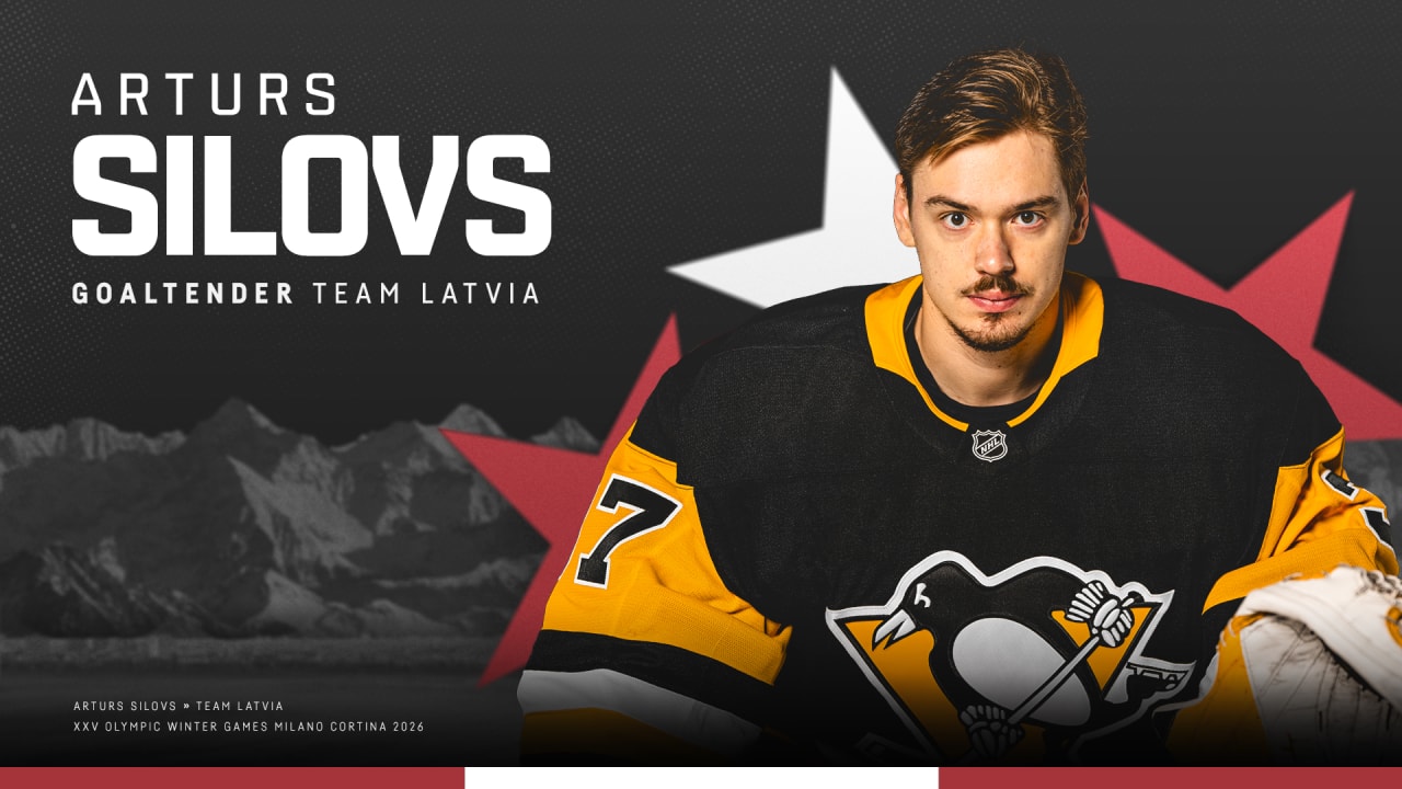 Penguins Goaltender Arturs Silovs to Represent Team Latvia at the Olympic Winter Games Milano Cortina 2026
