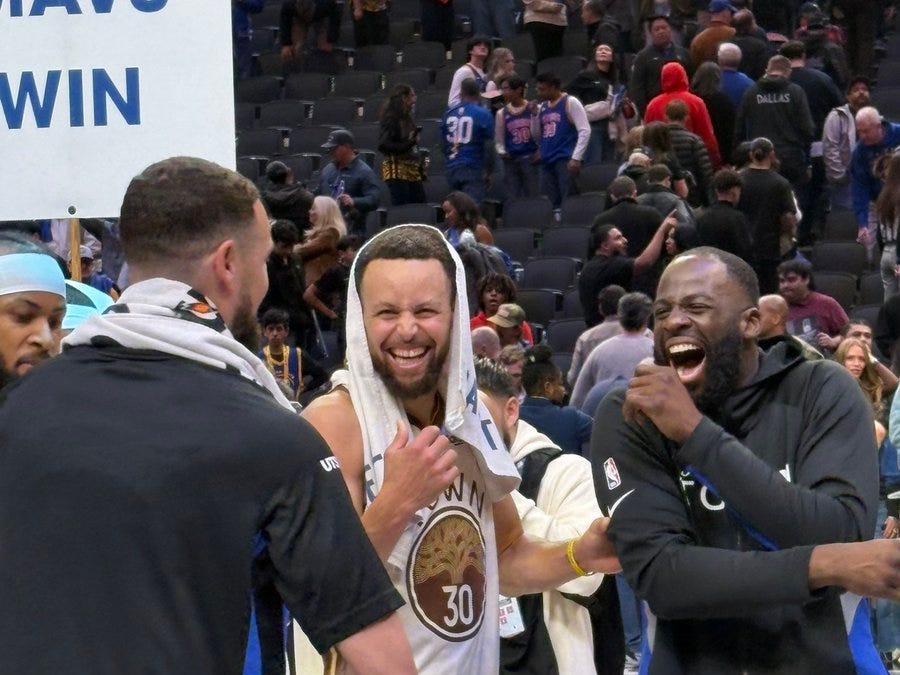 My evening with the Warriors