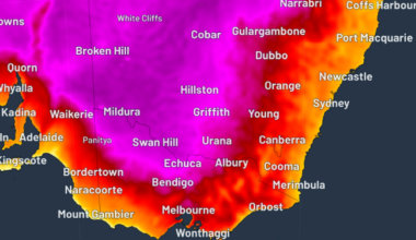 Heatwave returns for inland South Australia, NSW, southern Queensland, northern Victoria and Northern Territory