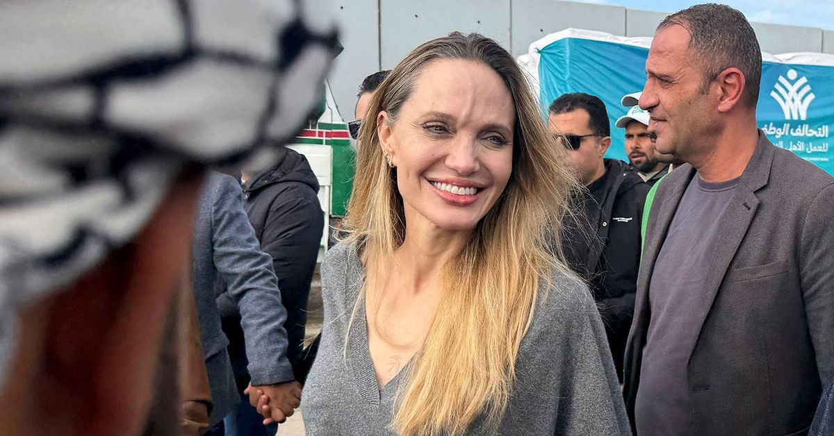 Angelina Jolie's humanitarian visit to Rafah Crossing as Gaza Aid groups face Israeli suspension