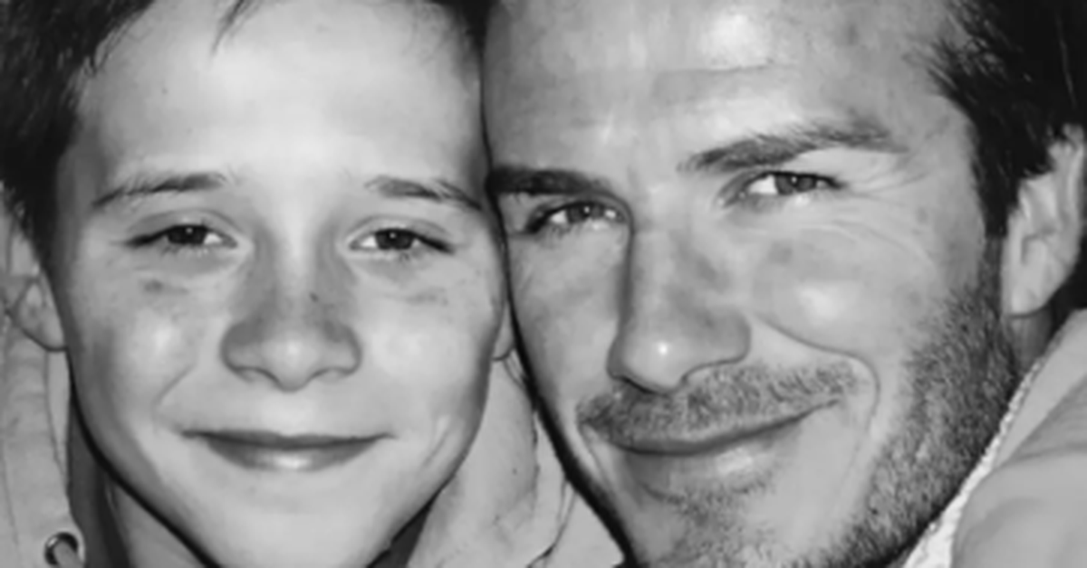 David Beckham extends an olive branch to estranged son, while Romeo snubs his brother