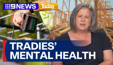 Watch 9News Latest Stories - Season 2026 - Mental health crisis for tradies in Australia's construction industry - 9Now