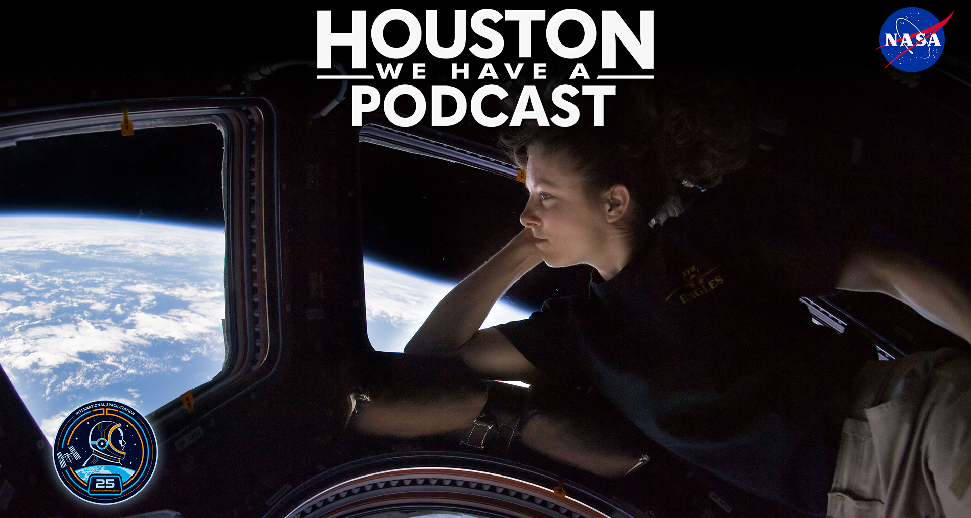 HWHAP Ep. 407. NASA Astronaut Tracy Dyson poses in the Cupola aboard the International Space Station, looking down at the Earth below.