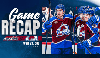 MacKinnon Records 1,100th NHL Point as Avalanche Defeats Capitals 5-2