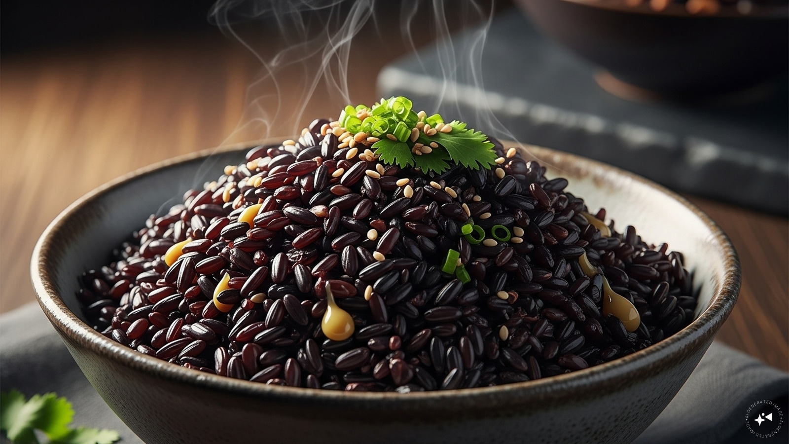 Heart Health: The flavonoids and phytochemicals in black rice help reduce LDL (bad) cholesterol and triglyceride levels. Regular consumption is linked to a decreased risk of atherosclerotic plaque buildup in the arteries. Heart Health: The flavonoids and phytochemicals in black rice help reduce LDL (bad) cholesterol and triglyceride levels. Regular consumption is linked to a decreased risk of atherosclerotic plaque buildup in the arteries.