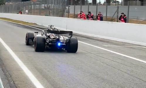 Why new Aston Martin F1 car debuted with blue warning lights