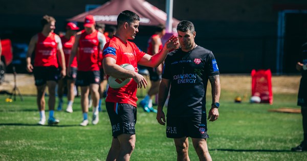 NRL 2026, Pre-Season Challenge, Dragons, Knights, Dan Atkinson, Dylan Brown