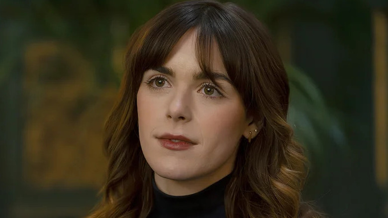 Kiernan Shipka's Haley Clay looking thoughtful on Industry