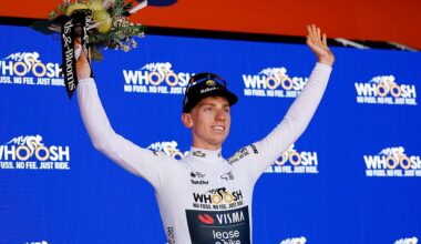 TANUNDA, AUSTRALIA - JANUARY 21: Matthew Brennan of Great Britain and Team Visma