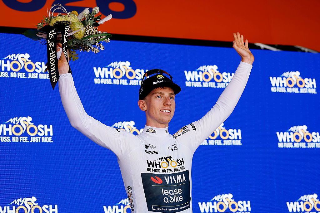 TANUNDA, AUSTRALIA - JANUARY 21: Matthew Brennan of Great Britain and Team Visma