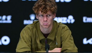 ‘It hurts’: Sinner reflects on epic five-set defeat to Djokovic