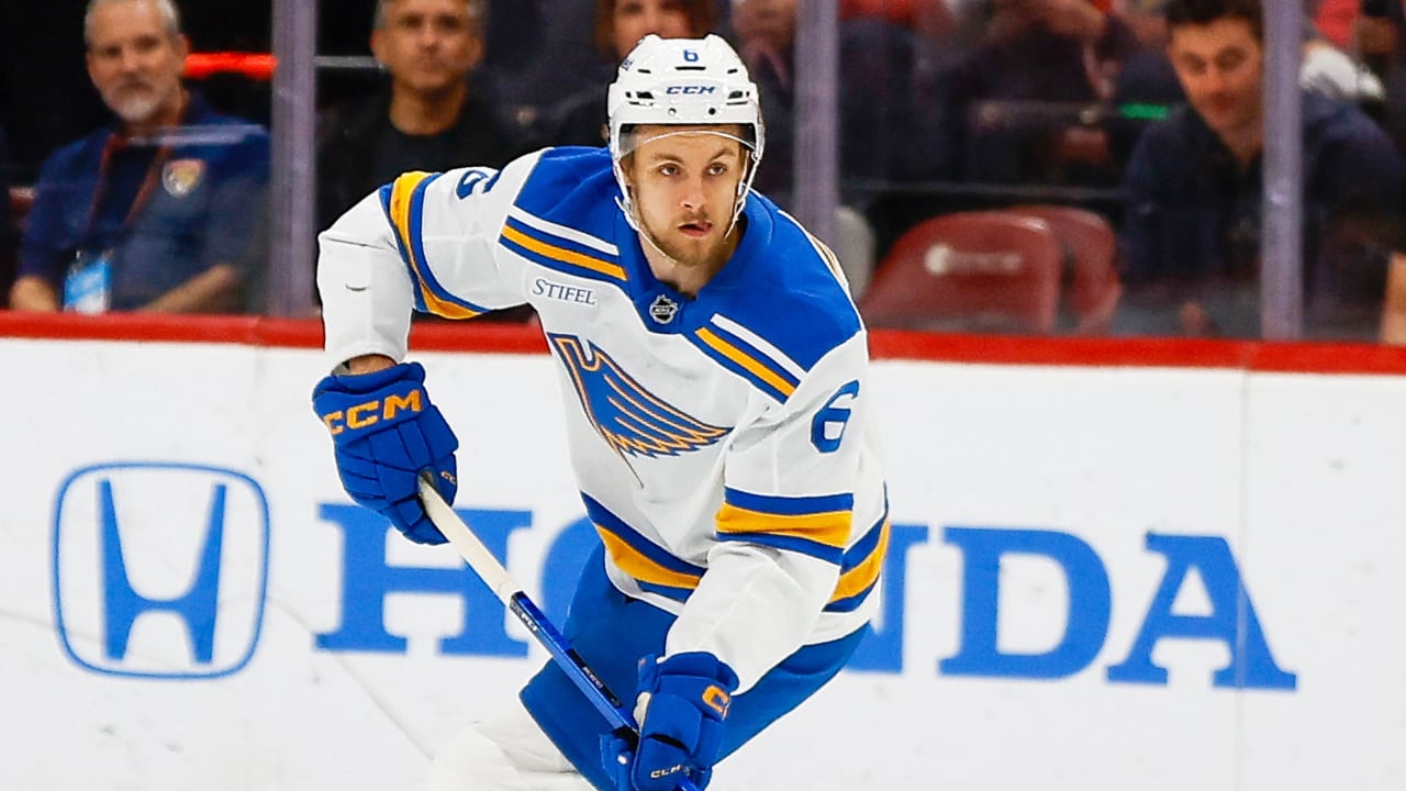 Broberg signs 6-year, $48 million contract with Blues