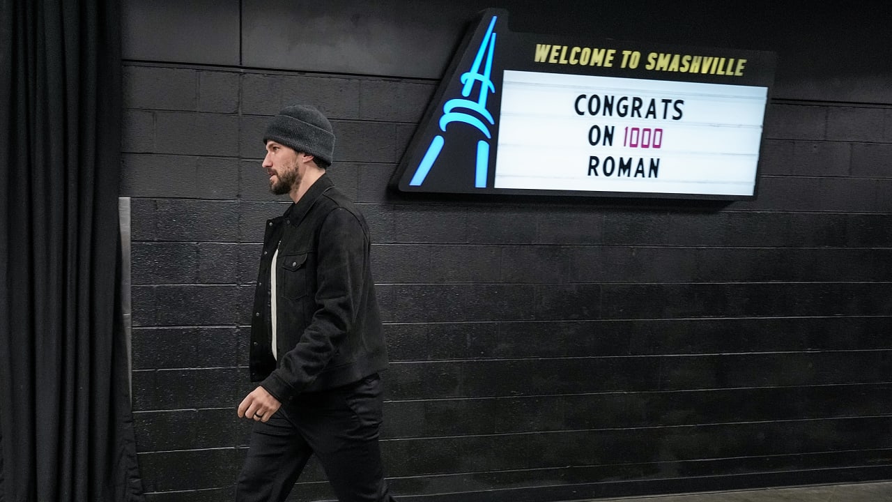 Predators to Honor Captain Roman Josi for 1,000th NHL Game Milestone on Saturday at Bridgestone Arena