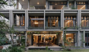 Brutalist concrete frame revamps 1960s Bukit Timah home