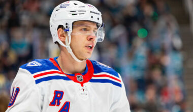 Panarin out of Rangers lineup for roster management