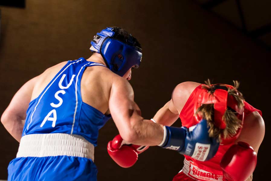Kennedy Lara Lara in the ring with an opponent from Holland | Courtesy Kennedy Lara Lara