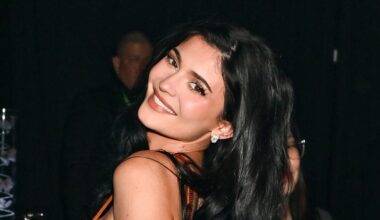 Kylie Jenner Channels ‘Marty Supreme’ in Her Custom Orange Gown