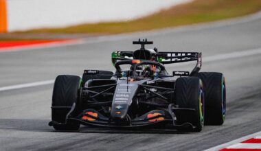 "Surreal" to see number 1 on my car as McLaren kicks off F1 2026 testing