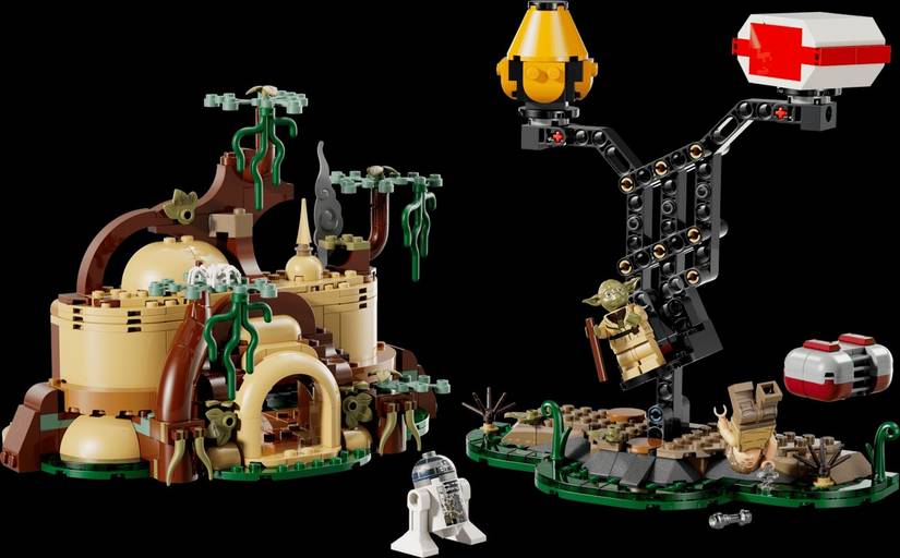 Lego Smart Play compatible Yoda's Hut and Jedi training