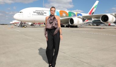 Sabalenka flies in as first tennis ambassador for Emirates